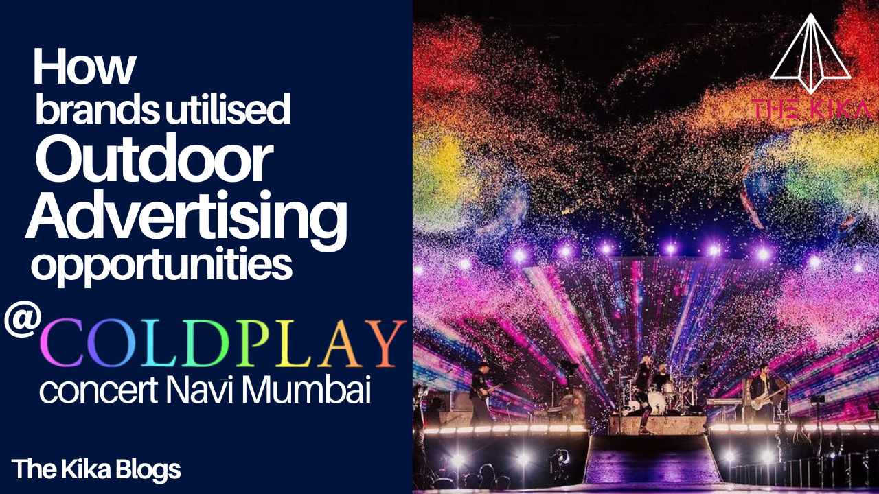 How Brands Utilized Outdoor Advertising, Opportunities During the Coldplay Concert in Navi Mumbai